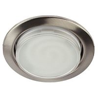 Светильник встраиваемый Эра "Slim" Эра KL35 SN 220В GX53 13Вт IP20 сатин никель 105х90х40мм картинка 